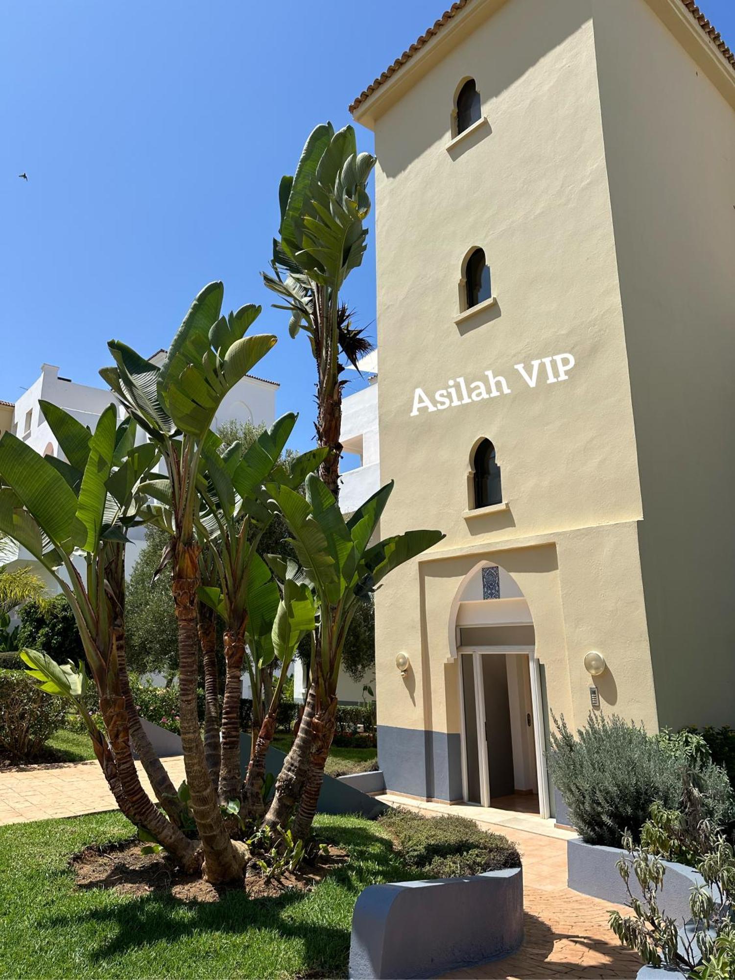 Asilah Vip - Haut Standing - Vue Mer - Piscines - Plage A 5 Minute - Garage Privee - Acces Pmr Extérieur photo