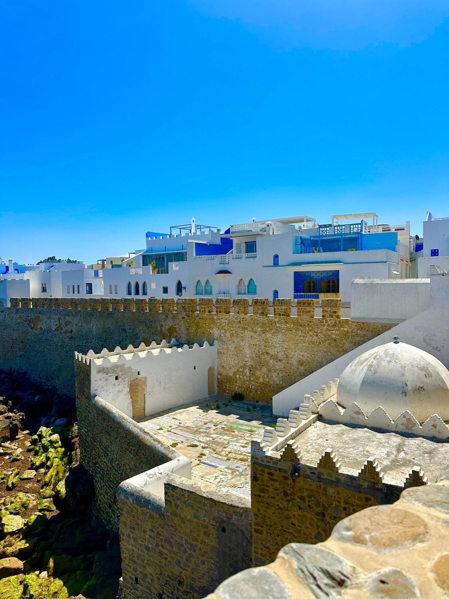 Asilah Vip - Haut Standing - Vue Mer - Piscines - Plage A 5 Minute - Garage Privee - Acces Pmr Extérieur photo